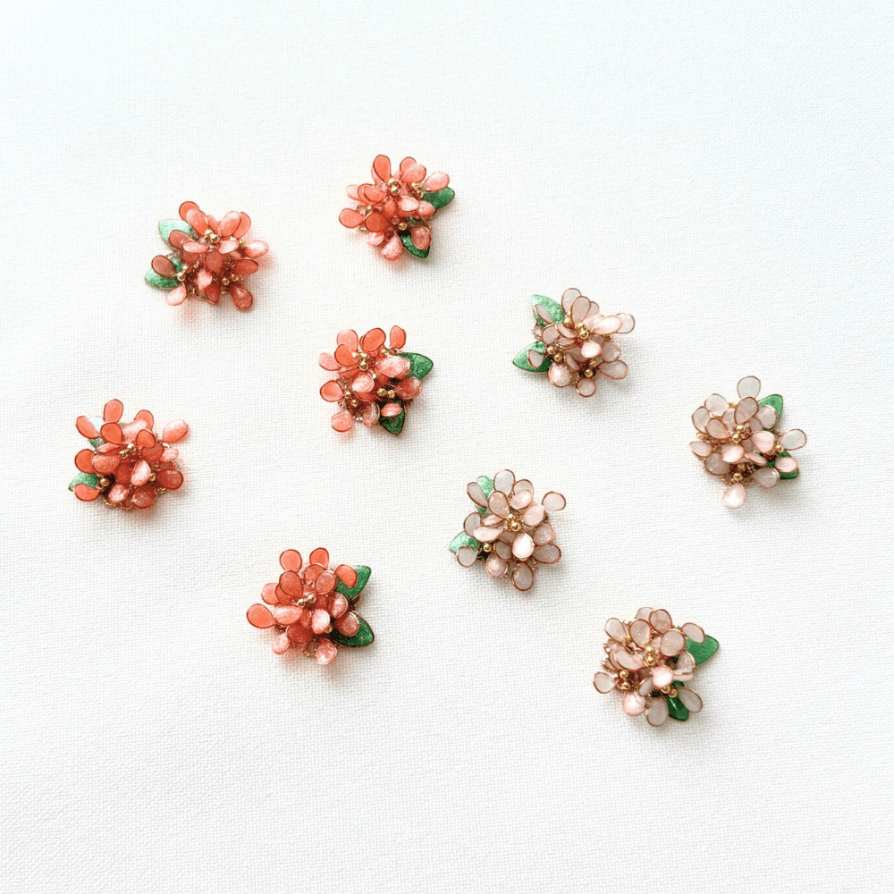 【金木犀/キンモクセイ】2wayピアス 秋の新作 揺れるオレンジ 金属アレルギー対応 サージカルステンレス 受注生産 | 12枚目